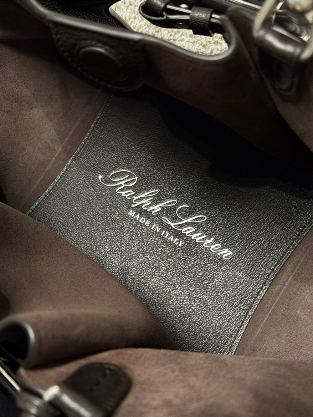 The Ralph Chain-Trim Goatskin Tote - Picture 7 of 12